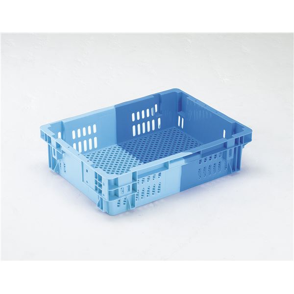 〔5個セット〕 業務用コンテナボックス/食品用コンテナー 〔NF-M26L〕 ダークブルー/ブルー 材質：PP〔代引不可〕の通販は