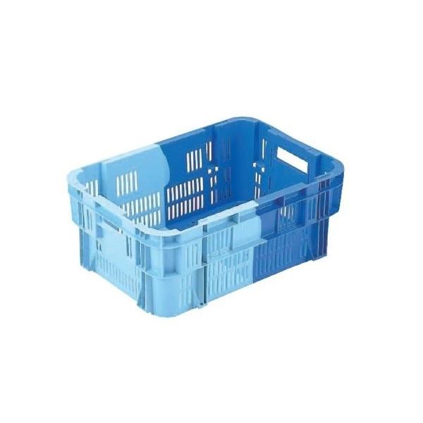 〔5個セット〕 業務用コンテナボックス/食品用コンテナー 〔NF-M215B〕 ダークブルー/ブルー 材質：PP〔代引不可〕の通販は