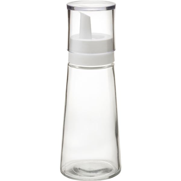 〔50セット〕 調味サーバー/オイルボトル 〔Mサイズ ホワイト〕 ふた付き 本体：ソーダガラス 『スタビアリュクス』〔代引不可〕の通販は