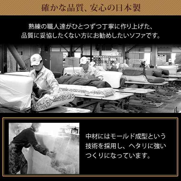 レザー調 ローソファー 〔コーナー付き 6点セット アイボリー〕 座面7.5cm 分割式 合成皮革張地 日本製〔代引不可〕