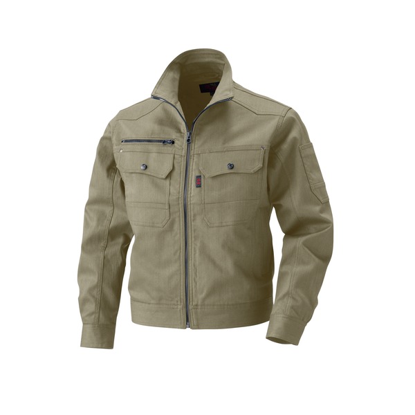 〔村上被服製〕 ブルゾン/作業着 〔オリーブ M〕 スーパーストレッチ素材使用 綿 ポリエステル 5400series 5403〔代引不可〕の通販は