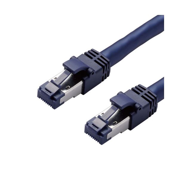 エレコム LANケーブル／CAT8／爪折れ防止／5m／ブルーメタリック LD-OCTT／BM50〔代引不可〕の通販は 7,930円