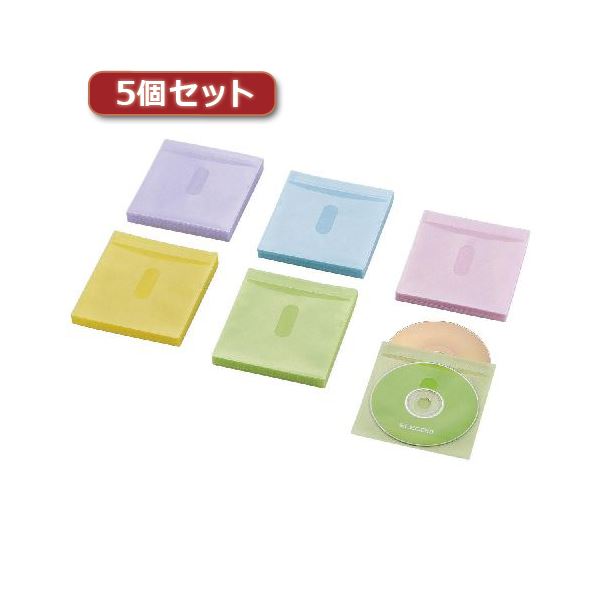 エレコム エレコム Blu-ray・CD・DVD対応不織布ケース 2穴 CCD-NBWB240WH CCD-NBWB240WHX5 Blu-ray・CD・DVD対応不織布ケース タイトルカード - CCD-NIWB240WH