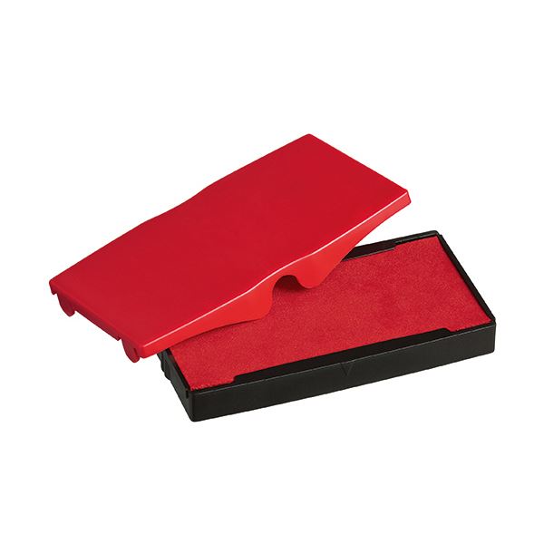 （まとめ） シャイニー スタンプ内蔵型角型印S-854専用パッド 赤 S-854-7R 1個 〔×30セット〕〔代引不可〕の通販は