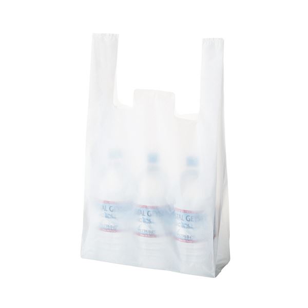 TANOSEE 乳白レジ袋 45号ヨコ300×タテ530×マチ幅140mm 1セット（6000枚：100枚×60パック）〔代引不可〕の通販は 51,330円