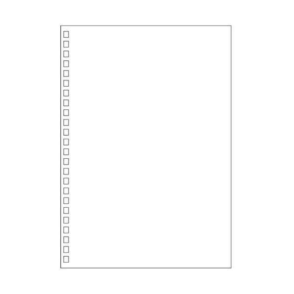 （まとめ） リヒトラブツイストリング・ノート（専用リーフ） A5タテ 24穴 無地 N-1650P 1パック（30枚） 〔×30セット〕〔代引不可〕の通販は