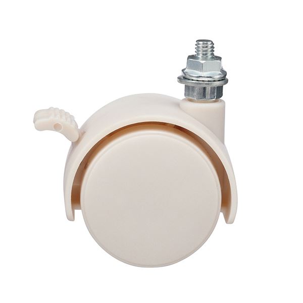 （まとめ） 天馬 Fitsフィッツネジ式キャスター40 ストッパー付 カプチーノ 110007798 1セット（4個） 〔×5セット〕〔代引不可〕の通販は 7,613円