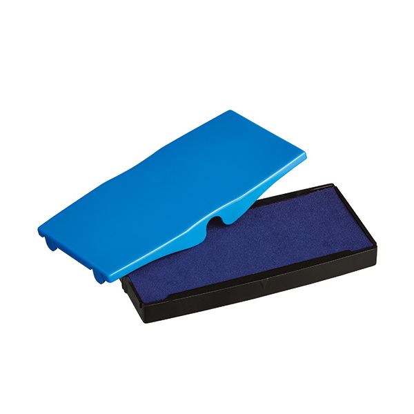 （まとめ） シャイニー スタンプ内蔵型角型印S-855専用パッド 青 S-855-7BL 1個 〔×10セット〕〔代引不可〕の通販は 7,130円