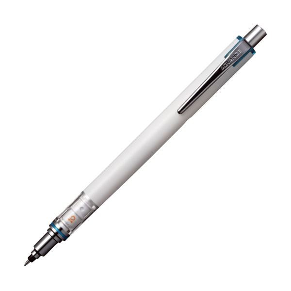 （まとめ） 三菱鉛筆 シャープペン クルトガアドバンス 0.5mm （軸色：ホワイト） M55591P.1 1本 〔×10セット〕〔代引不可〕の通販は 9,027円