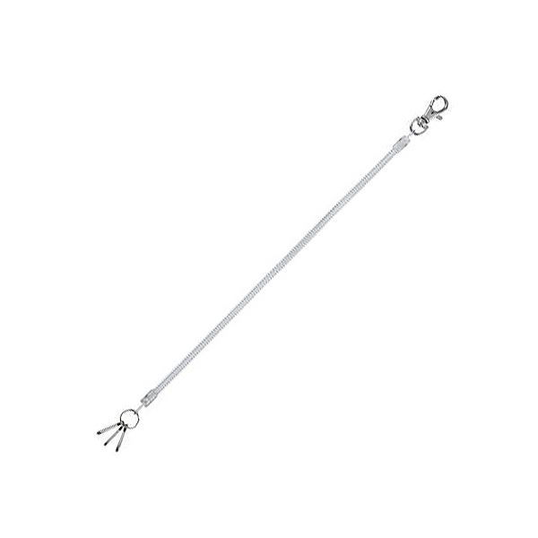 （まとめ） レイメイ藤井 コイルキーチェーン26~100cm クリア GLK301T 1個 〔×30セット〕〔代引不可〕の通販は