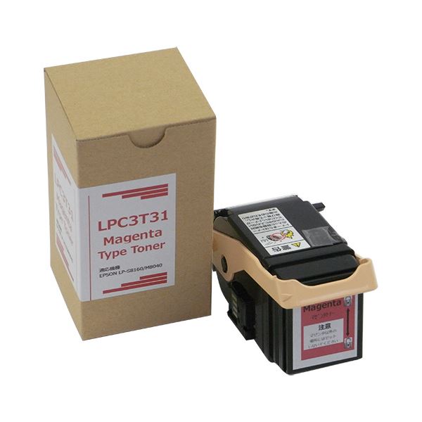 EPSON マゼンタトナーカートリッジ LPC3T31M V トナーカートリッジ LPC3T31M汎用品 マゼンタ 1個〔代引不可〕