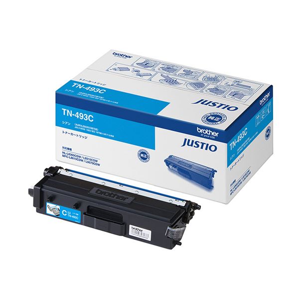 ブラザー トナーカートリッジシアン(大容量) TN-493C 1個〔代引不可〕の通販は