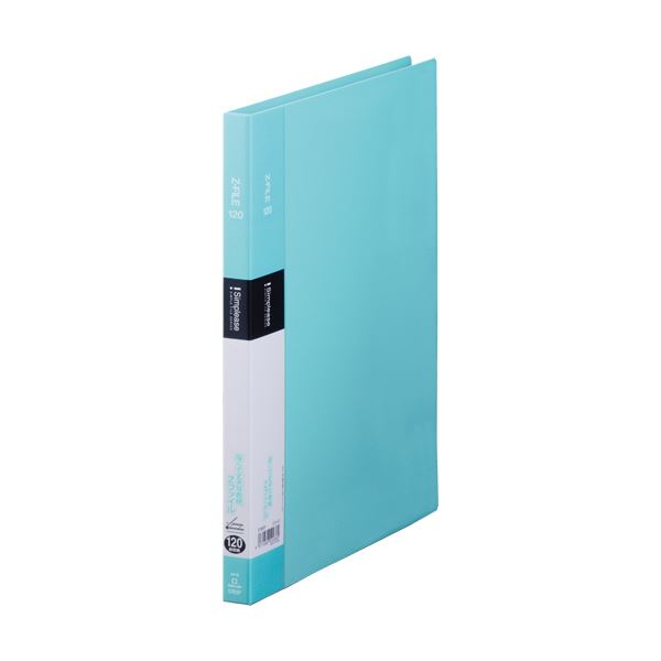 （まとめ）キングジム シンプリーズ ZファイルA4タテ 120枚収容 背幅17mm 水色 578SP 1冊 〔×30セット〕〔代引不可〕