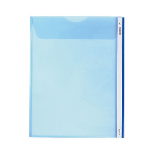 （まとめ）キングジム Mホルダー A4タテ 青フタ付 733 1枚 〔×30セット〕〔代引不可〕の通販は 9,799円