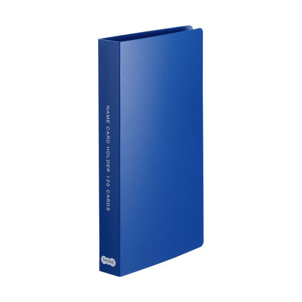 ビュートン 名刺ホルダー H192×W115×D17mm 120名用 ヨコ入れ ダークブルー INC-120-DB 1冊 〔×20セット〕 まとめ) ビュートン 名刺ホルダー H192×W115×D17mm 120名用 ヨコ入れ