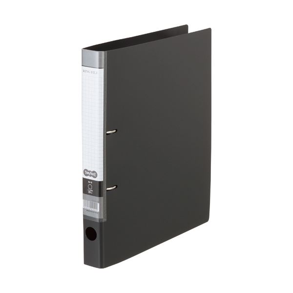 （まとめ）TANOSEE DリングファイルA4タテ 2穴 200枚収容 背幅37mm ダークグレー 1冊 〔×20セット〕〔代引不可〕の通販は 14,370円