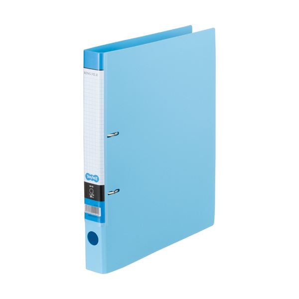 （まとめ）TANOSEE DリングファイルA4タテ 2穴 200枚収容 背幅37mm ライトブルー 1冊 〔×20セット〕〔代引不可〕の通販は 14,370円