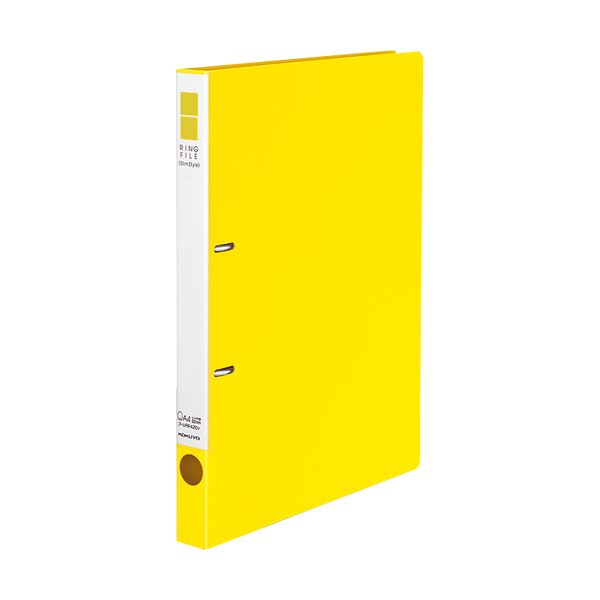 （まとめ）コクヨ リングファイル(スリムスタイル)A4タテ 2穴 180枚収容 背幅27mm 黄 フ-URF420Y 1冊 〔×20セット〕〔代引不可〕の通販は 10,253円