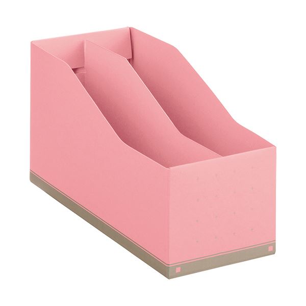 （まとめ）ライオン事務器 ボックスファイルA5ヨコ 背幅105mm ピンク BF-877 1個 〔×10セット〕〔代引不可〕の通販は