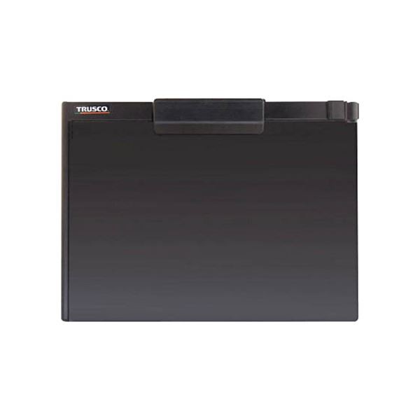 （まとめ）TRUSCOペンホルダー付クリップボード A4横 黒 TCB-A4S-BK 1個 〔×10セット〕〔代引不可〕の通販は
