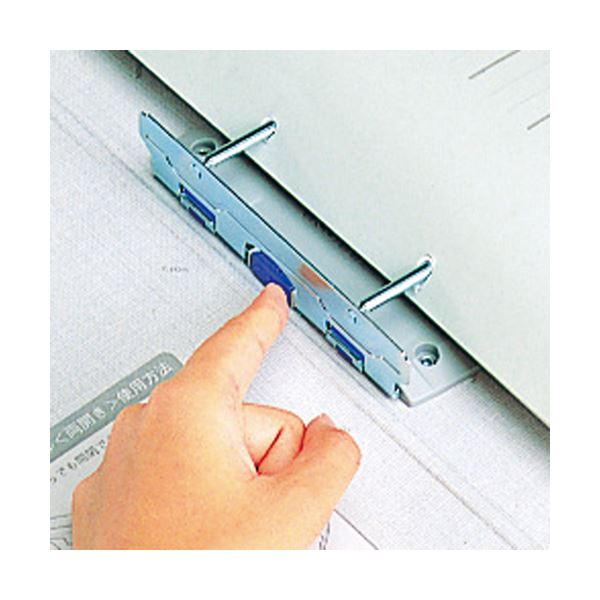 （まとめ）ライオン事務器 パイプ式ファイル(環境)両開き B5タテ 600枚収容 60mmとじ 背幅81mm ブルー No.765RK 1冊 〔×5セット〕〔代引不可〕の通販は