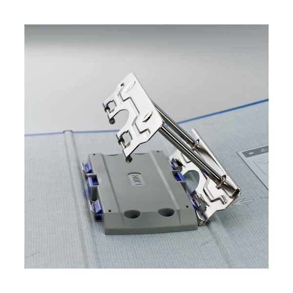 （まとめ）ライオン事務器 パイプ式ファイル(環境)両開き B5タテ 600枚収容 60mmとじ 背幅81mm ブルー No.765RK 1冊 〔×5セット〕〔代引不可〕の通販は