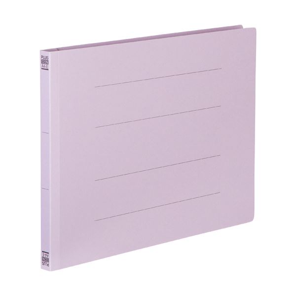 （まとめ）プラス フラットファイル 樹脂とじ具A4ヨコ 150枚収容 背幅18mm バイオレット No.022N 1セット(10冊) 〔×10セット〕〔代引不可〕の通販は 14,610円