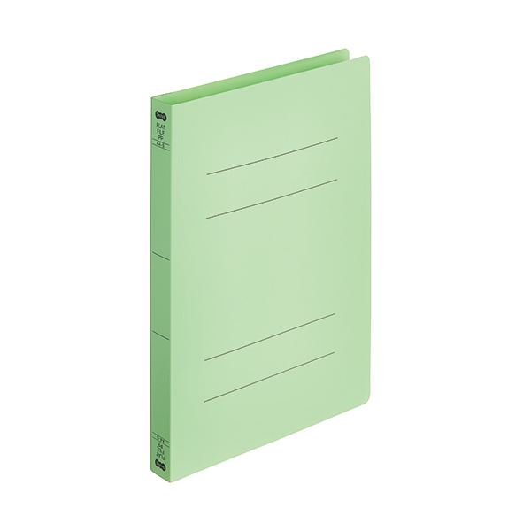 （まとめ）TANOSEEフラットファイル厚とじ(PP) A4タテ 250枚収容 背幅28mm グリーン 1パック(5冊) 〔×10セット〕〔代引不可〕 13,980円