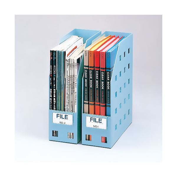 （まとめ）ライオン事務器 ボックスファイルA4タテ 背幅102mm ライトグレー BF-33M 1個 〔×5セット〕〔代引不可〕の通販は