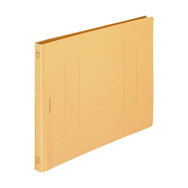 （まとめ）ライオン事務器 フラットファイル(環境)樹脂押え具 A4ヨコ 150枚収容 背幅18mm 黄 A-517KA4E 1冊 〔×50セット〕〔代引不可〕の通販は