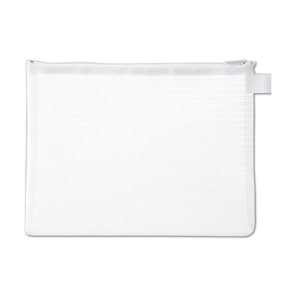 TANOSEE メッシュケース A5タテ190×ヨコ250mm 白 1セット(20枚)〔代引不可〕の通販は 13,620円