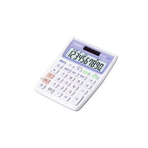 （まとめ）カシオ 抗菌電卓 ミニジャストタイプ10桁 MW-102CL-N 1台〔×5セット〕〔代引不可〕