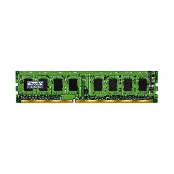 バッファロー 法人向けPC3-12800 DDR3 1600MHz 240Pin SDRAM DIMM 4GB MV-D3U1600-S4G1枚〔代引不可〕の通販は