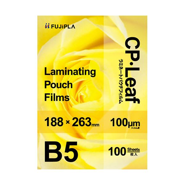 （まとめ）ヒサゴ フジプラ ラミネートフィルムB5 100μ CP1018826Y 1パック(100枚)〔×3セット〕〔代引不可〕
