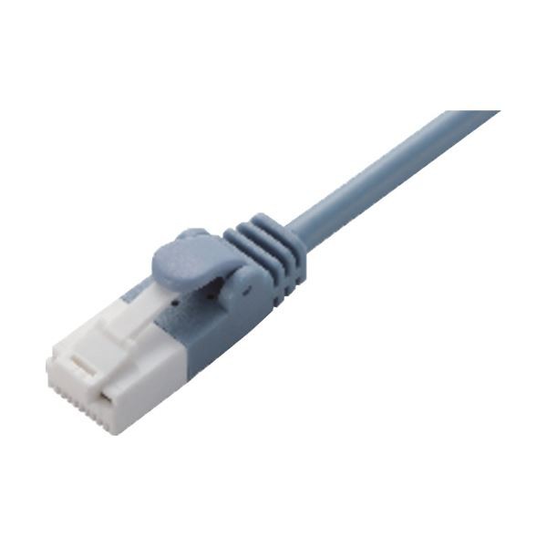 （まとめ）エレコムツメ折防止やわらかLANケーブル(Cat6準拠) ブルー 1.5m LD-GPYT/BU15 1本〔×10セット〕〔代引不可〕の通販は