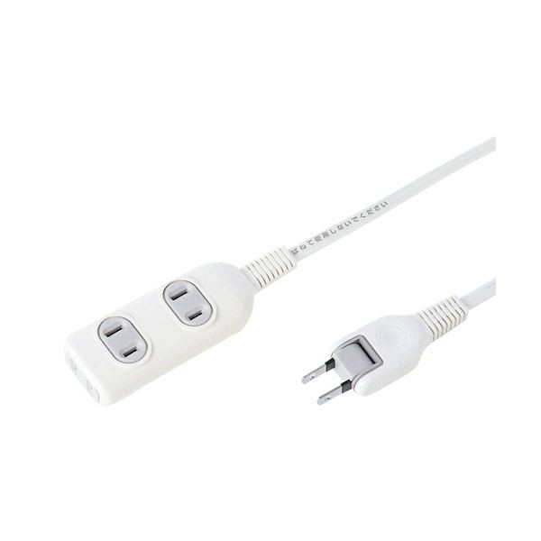 サンワサプライ タップ 2P・3個口10m TAP-3W10N 1セット(5個)〔代引不可〕の通販は電源