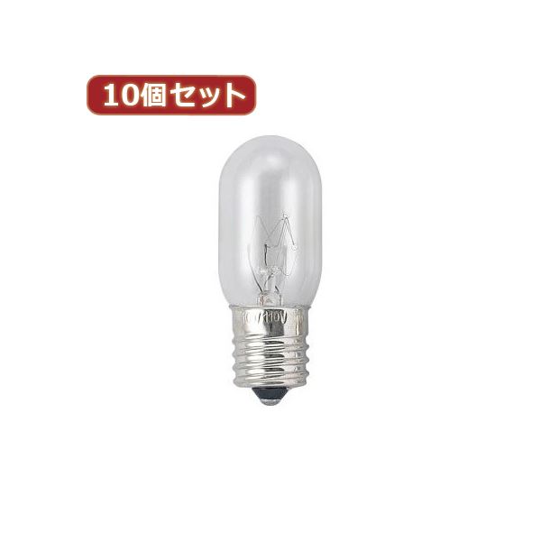 （まとめ）YAZAWA 10個セット ナツメ球5Wクリア2P 1CTC2PX10〔×3セット〕の通販は 7,800円