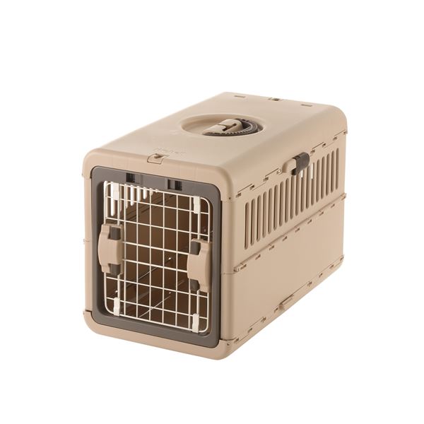 キャンピングキャリー折りたたみ M ダークブラウン〔ペット用品〕〔代引不可〕の通販は