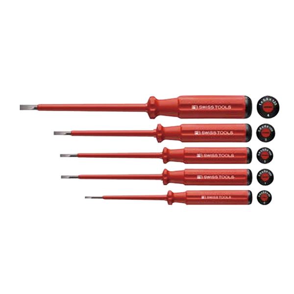 PB SWISS TOOLS 5538 エレクトロ絶縁ドライバーセット〔代引不可〕の通販は 13,180円
