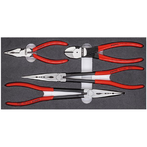 KNIPEX（クニペックス） 002001V16 プライヤーセット ウレタントレイ入り〔代引不可〕の通販は 27,164円