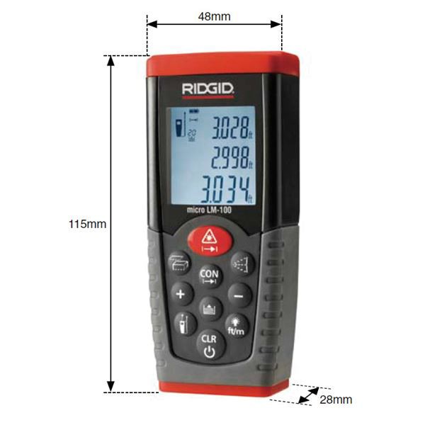 RIDGID（リジッド） 36158 MICRO LM-100 レーザー距離計〔代引不可〕の