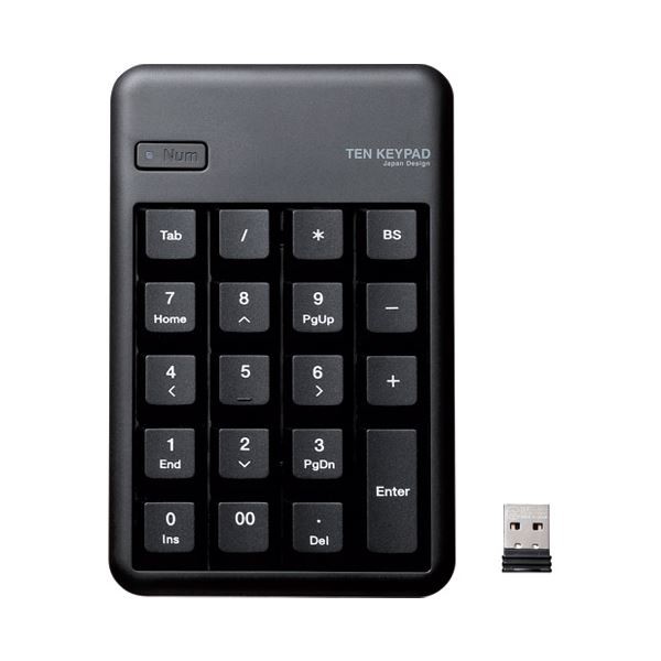 エレコム 無線テンキー TK-TDM017BK〔代引不可〕の通販は