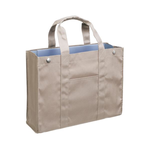 (まとめ）サクラクレパス オフィストートバッグ UNT-A4#9 ベージュ〔×5セット〕〔代引不可〕