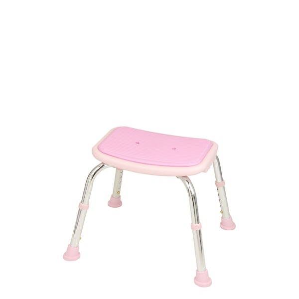 テイコブシャワーチェア（背無）ピンク〔代引不可〕 その他お風呂用掃除用具