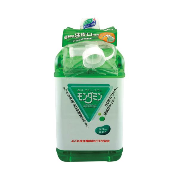 （まとめ）アース製薬 モンダミン ペパーミント 3000mL〔×10セット〕〔代引不可〕の通販は