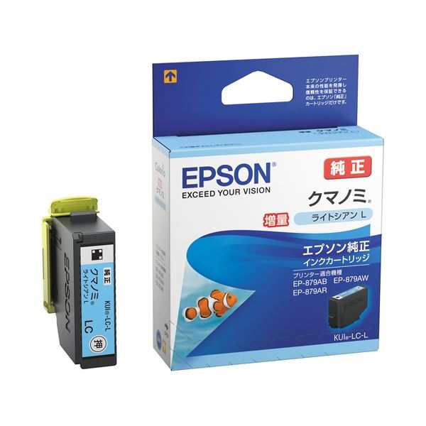 （まとめ）エプソン IJカートリッジKUI-LC-L ライトシアン〔×30セット〕〔代引不可〕