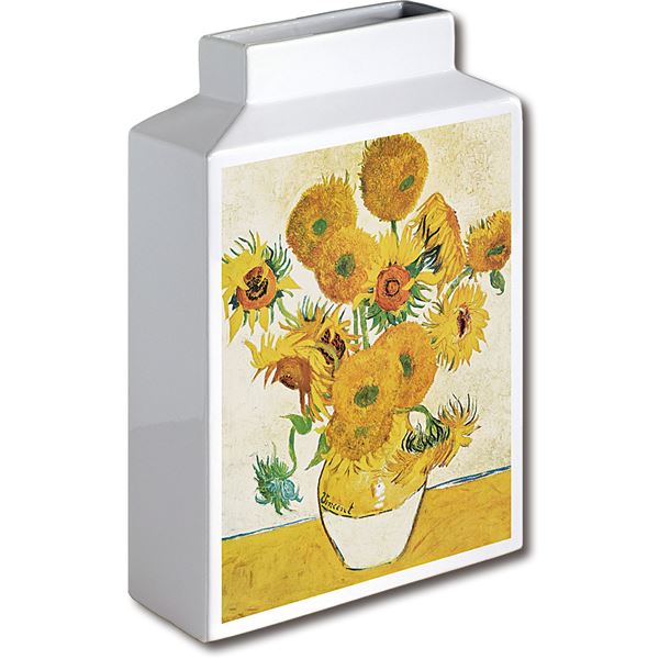 ミュージアムアート フラワーベース MV-05001 Lサイズ・タテ ゴッホ 「ひまわり」〔代引不可〕 6,182円