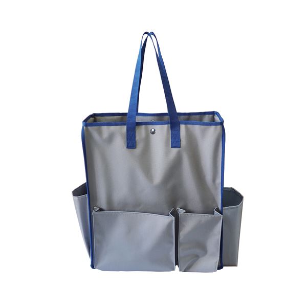 BMトートバッグ/掃除用品入れ 〔ブルー〕 ナイロン製 〔業務用 現場 作業〕〔代引不可〕の通販は 9,530円
