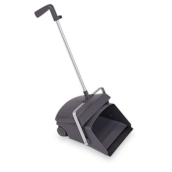 (まとめ) デカチリトリ/掃除用品 〔ダークグレー〕 1本柄 大容量 車輪付き 〔業務用 施設 店舗〕 〔×3セット〕〔代引不可〕の通販は