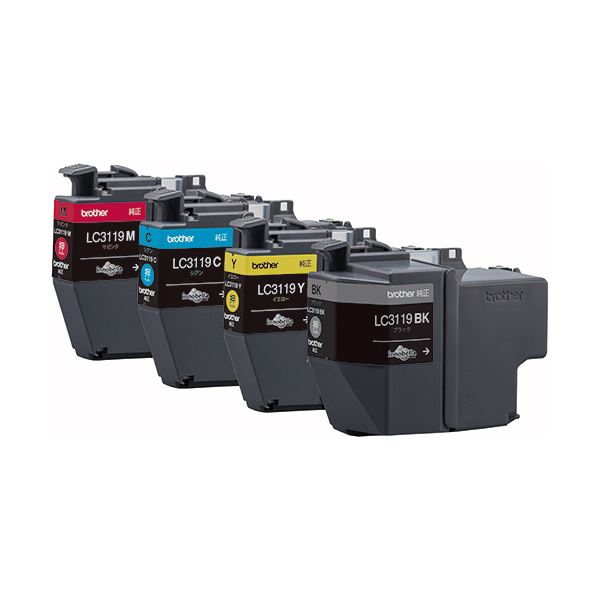(まとめ）ブラザー インクカートリッジ 4色パック大容量 LC3119-4PK 1箱(4個:各色1個)〔×3セット〕〔代引不可〕の通販は